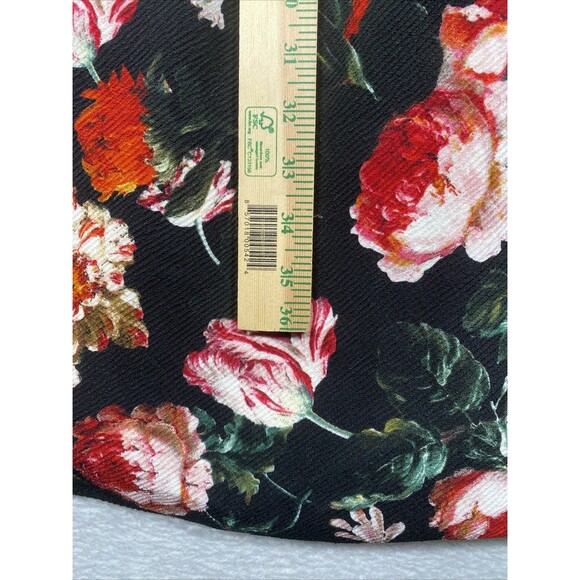 Anthropologie Foxiedox Midi Dress Size XS Autumnal Black Lace Vintage Floral - Picture 3 of 7